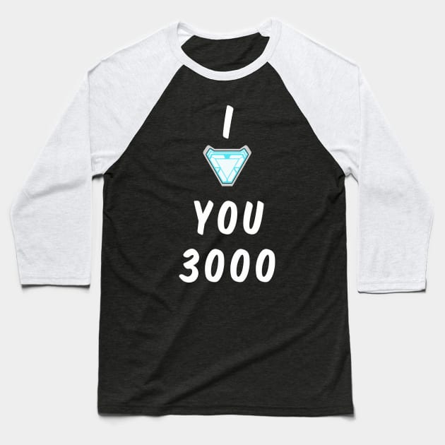 Love You 3000 02 Baseball T-Shirt by kaitokid